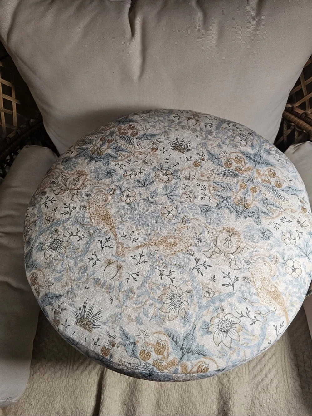 Morris and co blue floral